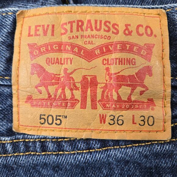 Levi's 505 Straight Leg Jeans size 36 - Picture 15 of 16